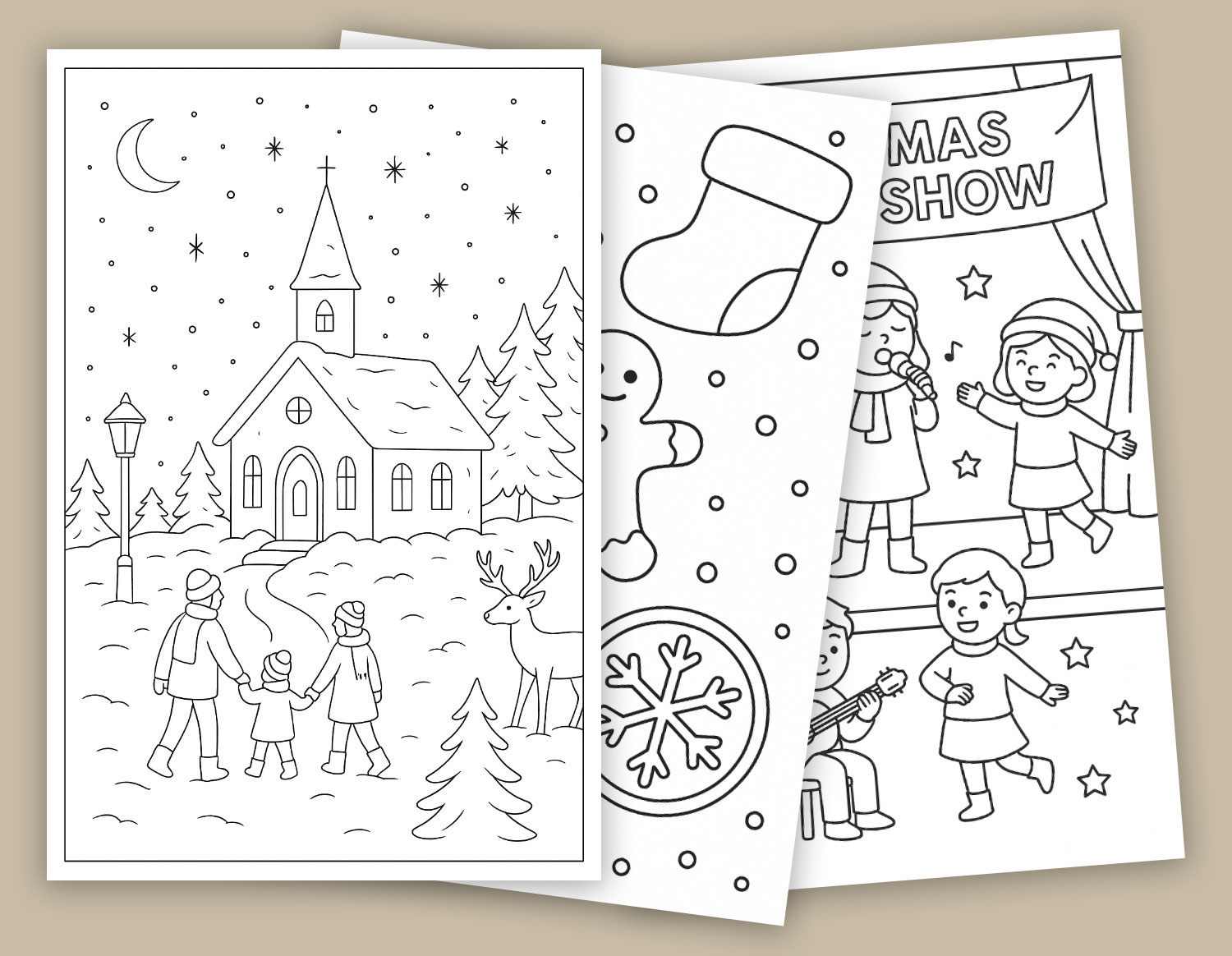 Christmas Coloring Sheets